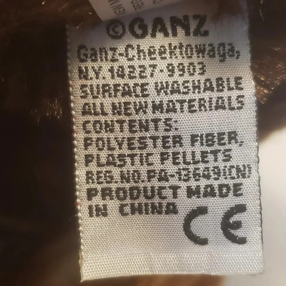 Ganz-Cheektowaga Barred Brown Webkins Stuffed,Plush  Toy Owl. - Picture 8 of 10